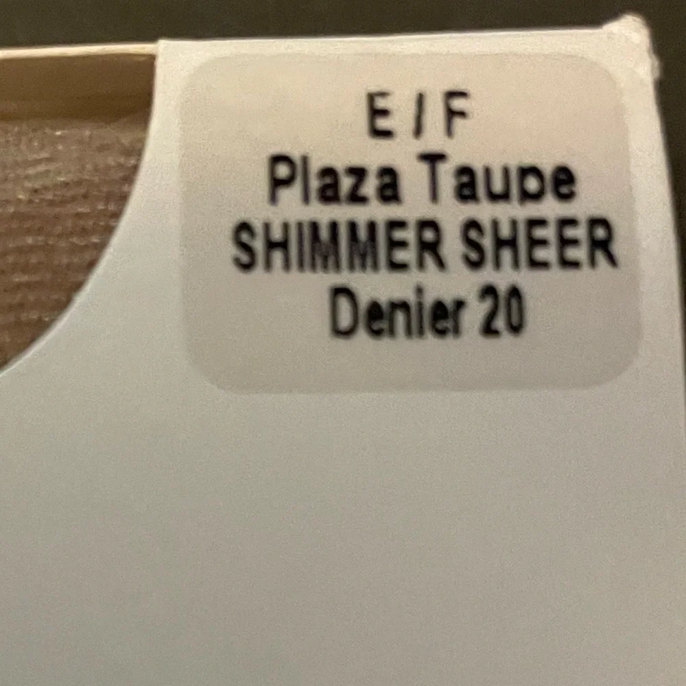 Lane Bryant Smoothing tights size e/f plaza taupe shimmer sheer denier 20 3x